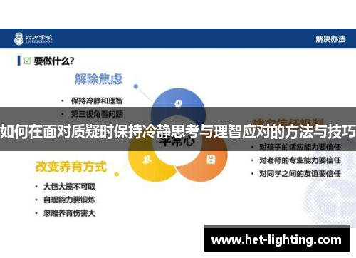 如何在面对质疑时保持冷静思考与理智应对的方法与技巧